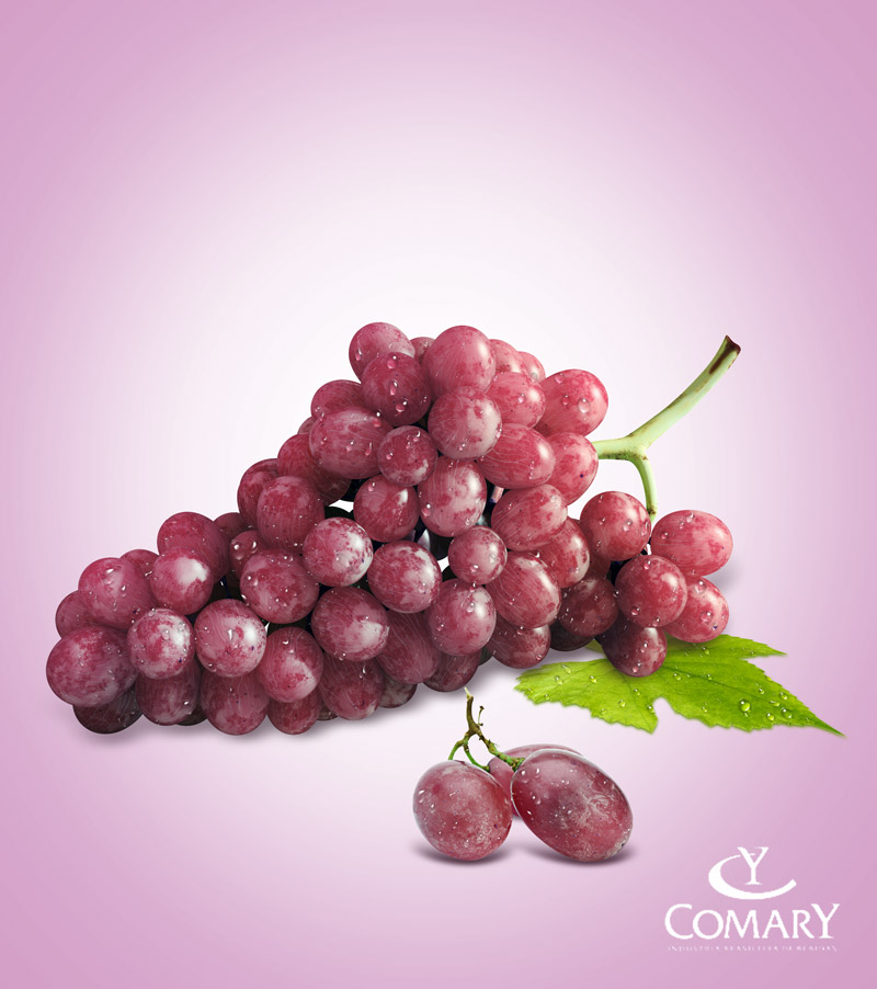 Embalagem 3D Frutas Comary sabor uva tinta
